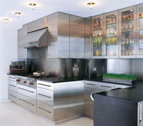 Stainless Steel Kitchen Cabinet Doors 